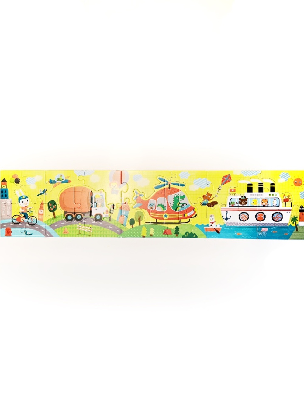 Kids Ocean Puzzle Playset - Teal Blue